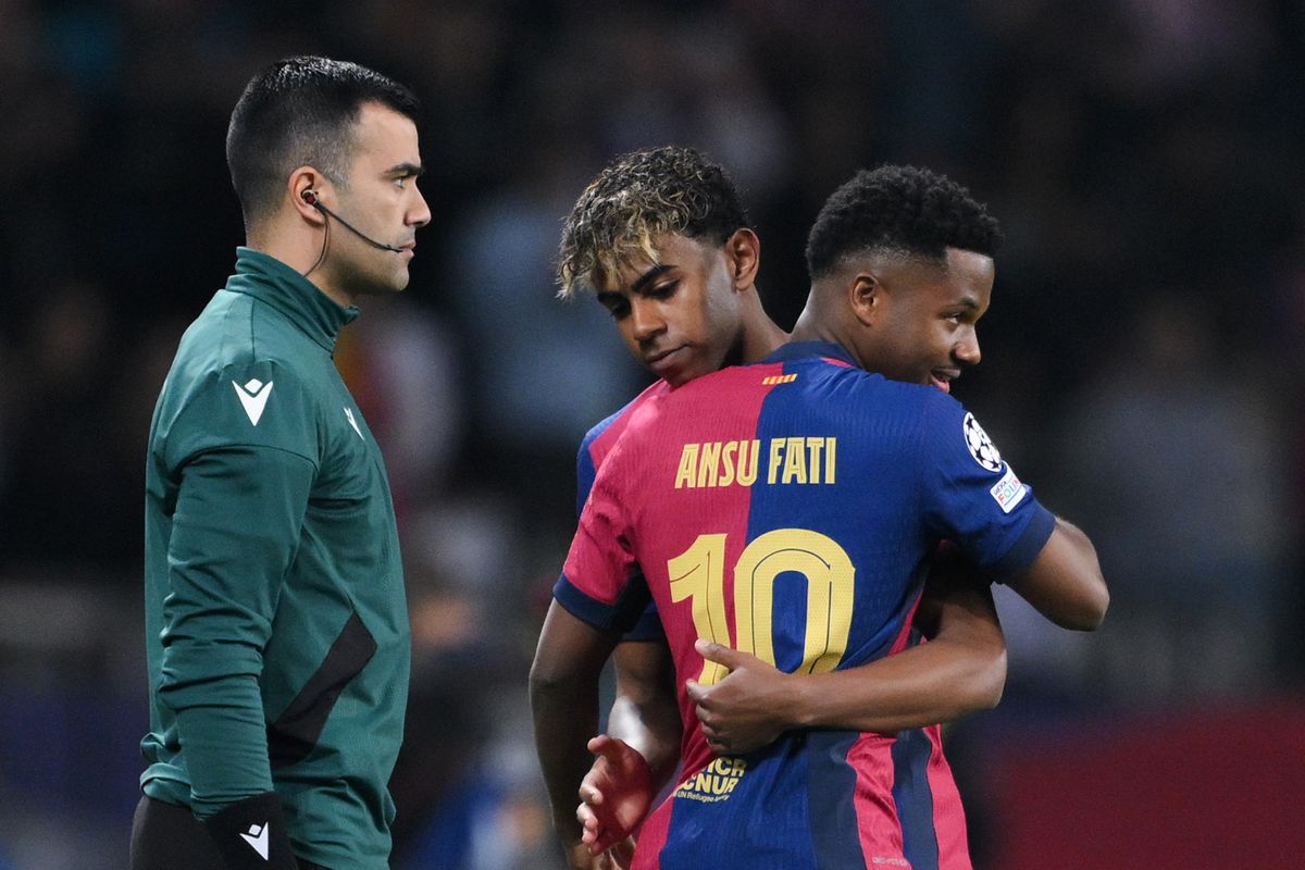 Ansu Fati Tinggalkan Lamine Yamal Barcelona AS Monaco temp