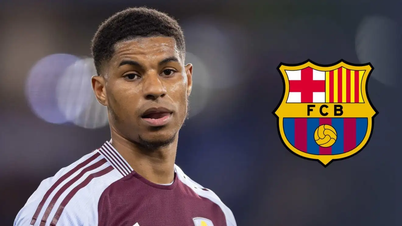 Marcus Rashford astonvilla Barcelona Transfer temp