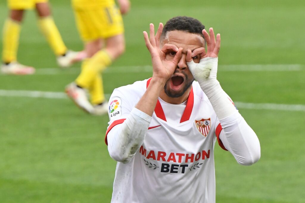 Youssef En Nesyri-Pilar Andal di Lini Serang Sevilla